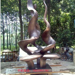 不锈钢抽象园林景观艺术雕塑摆件
