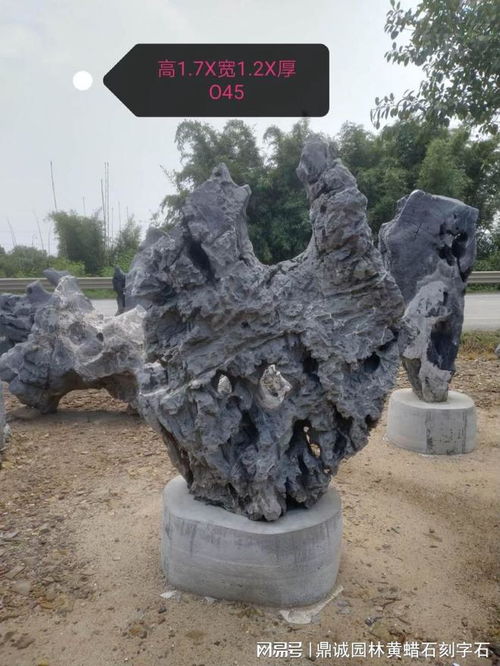 太湖石独石点缀庭院景观石 太湖石独石窟窿石艺术摆件造景石