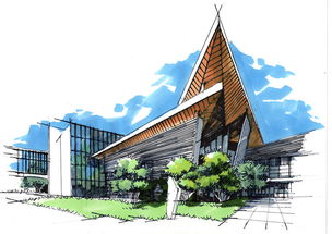 成都郎酒集团总部建筑手绘临摹昆明手绘培训带详细步骤图