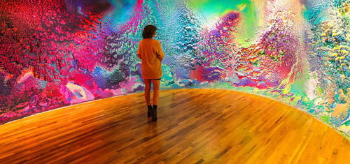 火山喷发般的绚丽——3D景观艺术插画中的五彩斑斓